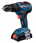 Close-up of a hammer drill from 18V Brushless Two Tool Combo Kit With Hammer Drill And Driver And Impact Driver Wrench Includes Two 2Ah Batteries