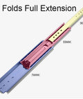 Heavy Duty Full Extension Drawer Slides With Ball Bearing Side Mount Rails, Built Like A Tank Industrial Steel Glides That Move Like Butter For Cabinetry And Furniture, Rock Solid 220 Pound Rating 80 Inch Pair, showing detailed measurements.