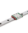 7Mm Heavy Duty Linear Guide Rail And Slider Block Kit For Diy Cnc Projects showing precision slider on a hardened steel track.