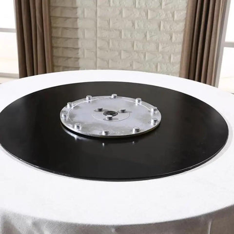 Round Glass Lazy Susan Turntable For Dining Table 60 To 100 Cm Rotating Serving Tray Easy To Clean Durable Kitchen Accessory