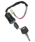 Complete Ignition Coil Kit With Wiring Harness CDI Stator For Motorcycle ATV Quad Pit Bike Buggy Go Kart 50cc 70cc 90cc 110cc 125cc Ignition Switch Replacement Upgrade Plug And Play showing ignition switch with key