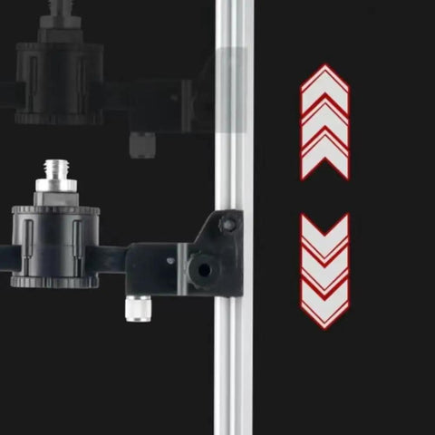 Close-up of Multi Function Flat Water Instrument Hanger And Universal Level Wall Mount Bracket 20cm in durable metal.