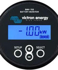 BMV 702 Battery Monitor for 6.5 to 95 VDC Systems, High Precision Voltage Readout and Optional Temp Sensor Input, Black Finish