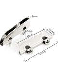 Sliding Glass Door Roller Kit 4 Pack With Stainless Steel Ball Bearing Wheels 5mm Clamp Track dimensions view