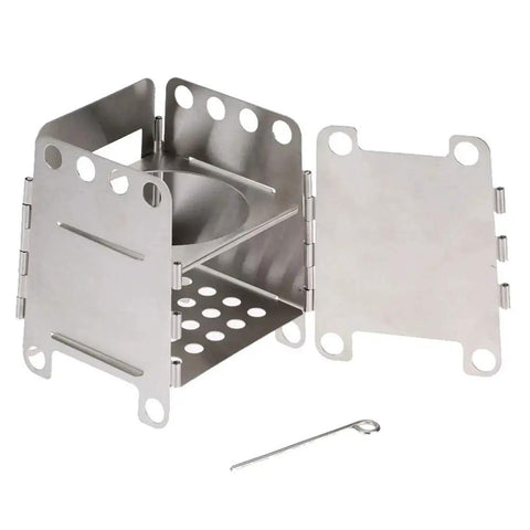 Stainless steel Portable Charcoal Grill With Nonstick Surface, Foldable Outdoor BBQ For Camping And Picnics, easy assembly