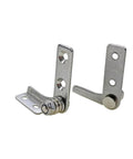 Stainless steel damping hinge with adjustable torque; two hinges shown.