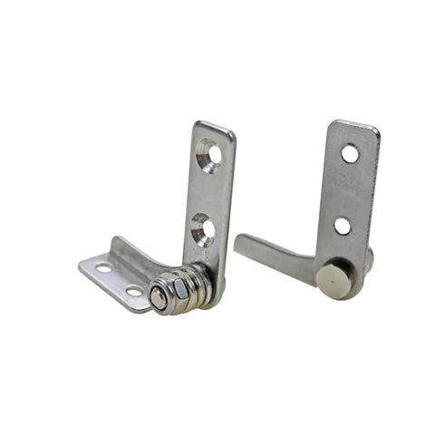 Stainless steel damping hinge with adjustable torque; two hinges shown.