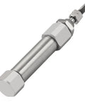 Slim Stainless Steel Air Pneumatic Cylinder CDJ2B 10 By 10 With M5 Port 10mm Bore 10mm Stroke Double Acting Single Rod Compact Linear Actuator For Precise Automation, stainless cylinder