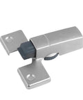 4 Pack Adjustable Zinc Alloy Buffer Hinges With Soft Close Dampers for Wooden Kitchen Cabinets and Aluminum Doors close-up view