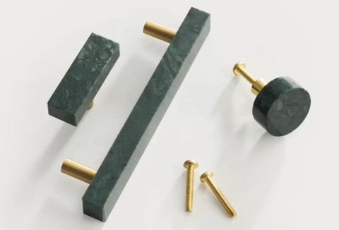 Next Level Home Styling With Top Shelf Green Marble Drawer Knobs 2 Pack 96 Mm Center To Center Genuine stone pulls and brass anchors.