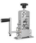 Heavy Duty Manual Wire Stripping Machine With Hand Crank And Electric Drill Drive For Professional Cable Cutting, aluminum alloy construction, compact design.