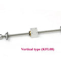 Upgrade Your 3D Printer Game With Durable T8 Lead Screw Set Featuring Precision 2mm Pitch And 8mm Diameter, Perfect For Horizontal Or Vertical Upgrades In Any Build Range From 100mm To 1000mm For Smooth Motion. Vertical T8 lead screw kit with coupler and support block, 8mm diameter, 2mm pitch