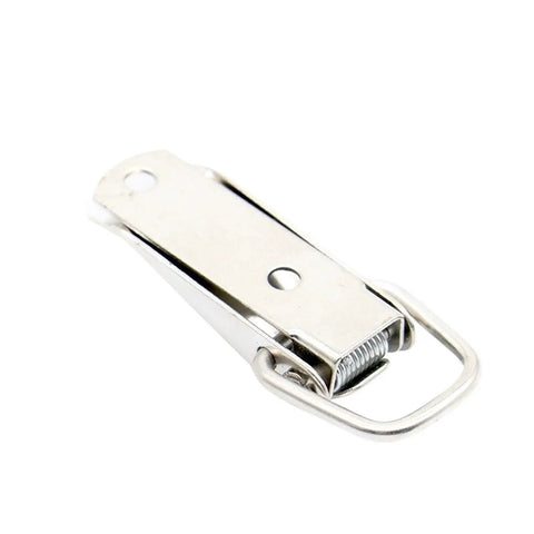 Heavy Duty J105 Spring Loaded Latch Catch Hardware Cabinet Boxes With Iron Toggle Hasp For Sliding Doors And Windows In Simple Style, steel latch