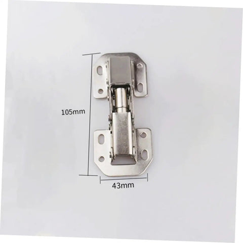 4 Inch Stainless Steel Wardrobe Door Hinges 4 Pack With Soft Close Damping Self Closing Cabinet Hinges for kitchen cabinets