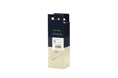 Packaging of Pocket StickFix Hand Sanding Block With Quick Change Hook And Loop System, supports 2x7 StickFix sheets.