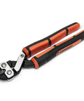 Eight And One Half Inch Compact Wire And Bolt Cutter With Ergonomic Non Slip Grips For Superior Control And Cutting Leverage
