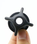 6816250 Hydraulic Control Valve Seal Kit For Skid Steer Loaders showing round black replacement part held by hand