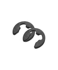 External Retaining Rings Set, 100 Pcs, 1.5mm E Clip Circlips For Valves And Electrical Appliances, 65Mn Carbon Steel Snap Rings