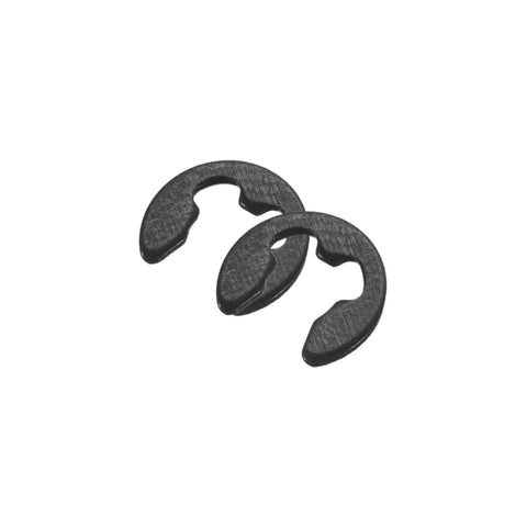External Retaining Rings Set, 100 Pcs, 1.5mm E Clip Circlips For Valves And Electrical Appliances, 65Mn Carbon Steel Snap Rings