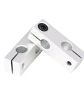 Parallel Clamp For Pillar Joint With Same Diameter Optical Axis Fixing Steel Pipe Round Frame Connector 14-14 Hole Spacing