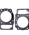 Direct Fit Engine Cylinder Cover Gasket Kit Compatible With Boulevard M109R C109R VLR1800 Intruder Replacement 1114248G00, two black gaskets.