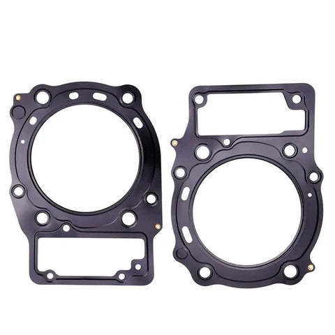 Direct Fit Engine Cylinder Cover Gasket Kit Compatible With Boulevard M109R C109R VLR1800 Intruder Replacement 1114248G00, two black gaskets.