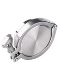 304 Stainless Steel Sanitary Weld Ferrule Union Kit With Tri Clamp, End Cap, And Silicone Gasket For Brewery Brewing Winemaking Food Dairy Processing High Quality Quick Connect 168mm X 183mm Size, closed sanitary end cap