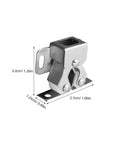 Dimensions of Heavy Duty Stainless Steel Cabinet Door Latch Set With Double Roller Catch Spring Loaded Cabinet Lock