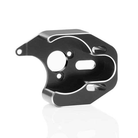 Beef Up Your Axial SCX24 With A CNC Aluminum Motor Mount Conversion Seat For Brushed And Brushless Motors Including 1621SL 130 And 180 For Stronger Power Delivery And Smoother Transmission Upgrade.