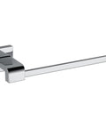 24 Inch Polished Chrome Towel Rack Bar For Bathroom And Kitchen Easy Install Wall Mount Sleek Modern Towel Holder