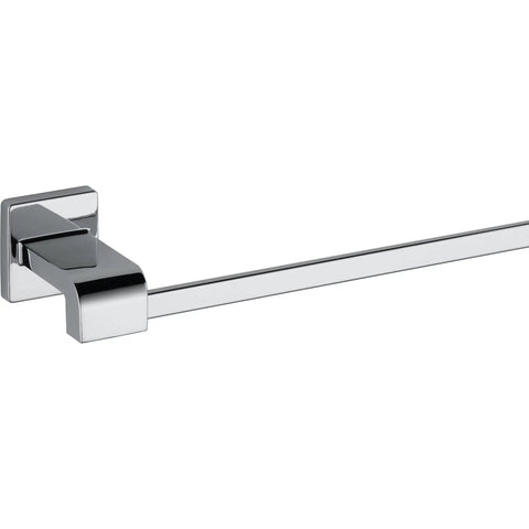 24 Inch Polished Chrome Towel Rack Bar For Bathroom And Kitchen Easy Install Wall Mount Sleek Modern Towel Holder