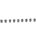 ER25 Spring Collet Chuck Set With Morse Taper For Drilling Milling And Lathe Machines Carbon Steel Shafts And Collets 3 Pieces 16mm Wrench Included