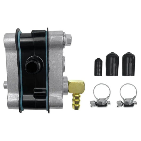 Fuel Pump 98766C1 Replacement For Outboard 2 Stroke 30 To 300 HP With Heavy Duty Construction, Saltwater Ready, Showing Complete Set