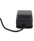 Top view of Foot Pedal Switch 10A 250V SPDT Momentary Non Slip Plastic Control With Protective Guard FS01, showing cord attachment