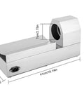 Hassel Free Electric Heat Shrink Wrapping Machine With Digital Thermostat Control Seals PVC Capsules On Wine Soy Sauce And Olive Oil Bottles Up To Two Point Seven Five Inches Max Diameter, stainless steel body.