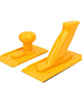 Rock Solid Two Piece Table Saw Push Stick And Router Push Block Kit Featuring Textured Abs Plastic And Ergonomic Non Slip Handles for woodworking.
