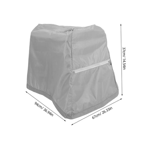Heavy Duty Water Table Cover For Sand And Water Tables Weatherproof Dust Prevention For Garden Backyard And Patio Keeps Play Area Dry And Protected From Wind Easy On Easy Off Kid Friendly, grey vinyl cover with dimensions