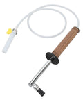 Commercial Coffee Machine Steam Wand Brush With High Pressure Steam Cleaner Pro Grade, wooden handle and 10mm+ wand fit