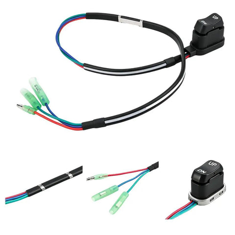 Power Boat Trim And Tilt Switch Assembly For Outboard Remote Control Box Drop In Ready To Install Plug And Play Replacement
