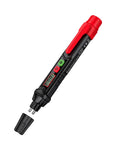 DIY Friendly Brake Fluid Moisture Tester Pen For DOT3 DOT4 DOT5.1, Must Have Garage Grade Vehicle Diagnostic Tool, Hydraulic Fluid Reader, Oil Moisture Meter For Quick, Accurate Brake Fluid Status on black and red body
