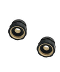 Pack Of 2 Quick Connect Garden Hose Adapters With Hand Tighten Design For Tool Free No Tool Needed Easy Install And Fast Connection