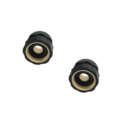 Pack Of 2 Quick Connect Garden Hose Adapters With Hand Tighten Design For Tool Free No Tool Needed Easy Install And Fast Connection