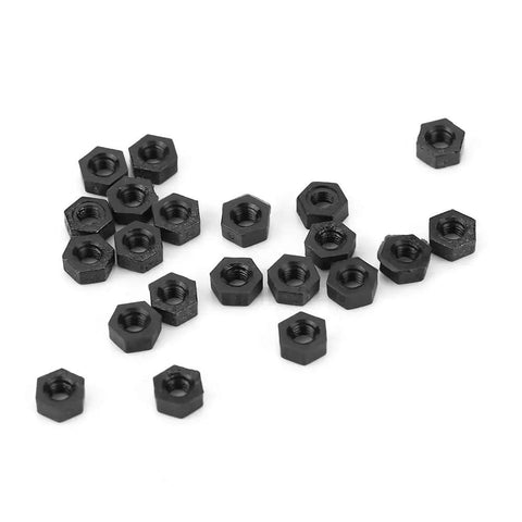 M3 Nylon Standoff Kit 300 Piece Assortment With Male And Female Screws Nuts And Spacers For PCB Motherboard Circuit Board Mounting Hardware And Electronic DIY Projects Great For Prototyping Enclosures And Equipment. black nylon hex nuts