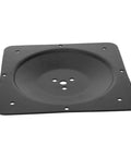 Heavy Duty Table Leg Mounting Plate And Rock Solid Fixing Bracket For Wobbly Furniture Repair Sofa Attachment No Sweat Install Top Shelf DIY Hardware Kit with flat black steel surface