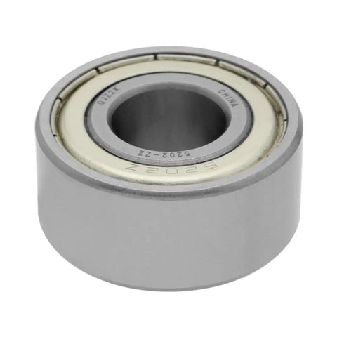 Top Tier 5202 Angular Contact Ball Bearing With Double Metal Shield For Straight Up High Speed Rotation and Rock Solid Axial Load Handling On Heavy Duty Industrial And Automotive Builds, side view.