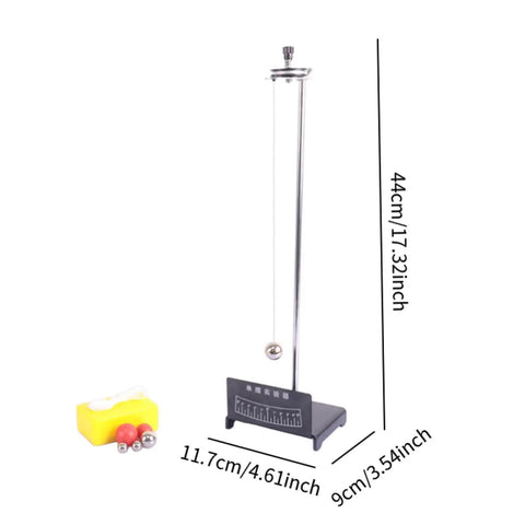 Pendulum Experiment Kit For Classroom Physics, Durable Iron Base With Ball, Kid Friendly Teaching Tool For Primary School Science