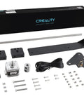 Ender 3 Dual Z Axis Upgrade Kit with lead screw, metal holder, stepper motor, and screws for Ender 3 Pro and V2 3D printers.