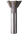 Four Wing Dovetail Slotting Cutter 45 Degree 60 Degree Straight Shank HSS End Mill CNC Router Bit For Metal Mold Steel