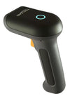 Handheld 2D Barcode Scanner USB Wired, Fast 1D And 2D Code Reader For QR UPC EAN Code 128 PDF417 Data Matrix And More, front angled view.