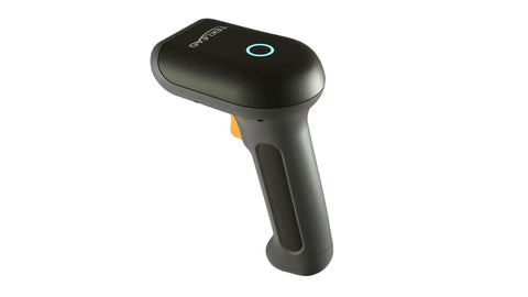Handheld 2D Barcode Scanner USB Wired, Fast 1D And 2D Code Reader For QR UPC EAN Code 128 PDF417 Data Matrix And More, front angled view.